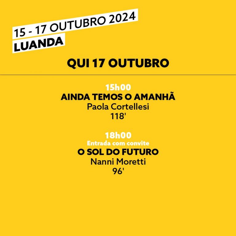 Banner programação quinta 17
